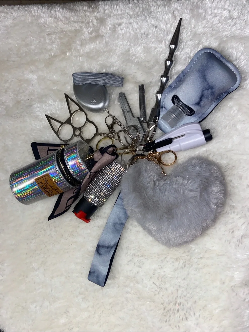 12PC Women's Keychain Accessory Set - B32